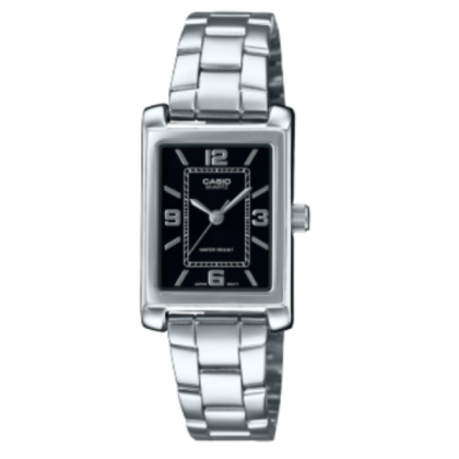 Casio General LTP-1234DD-1A Stainless Steel Band Analog Women Watch